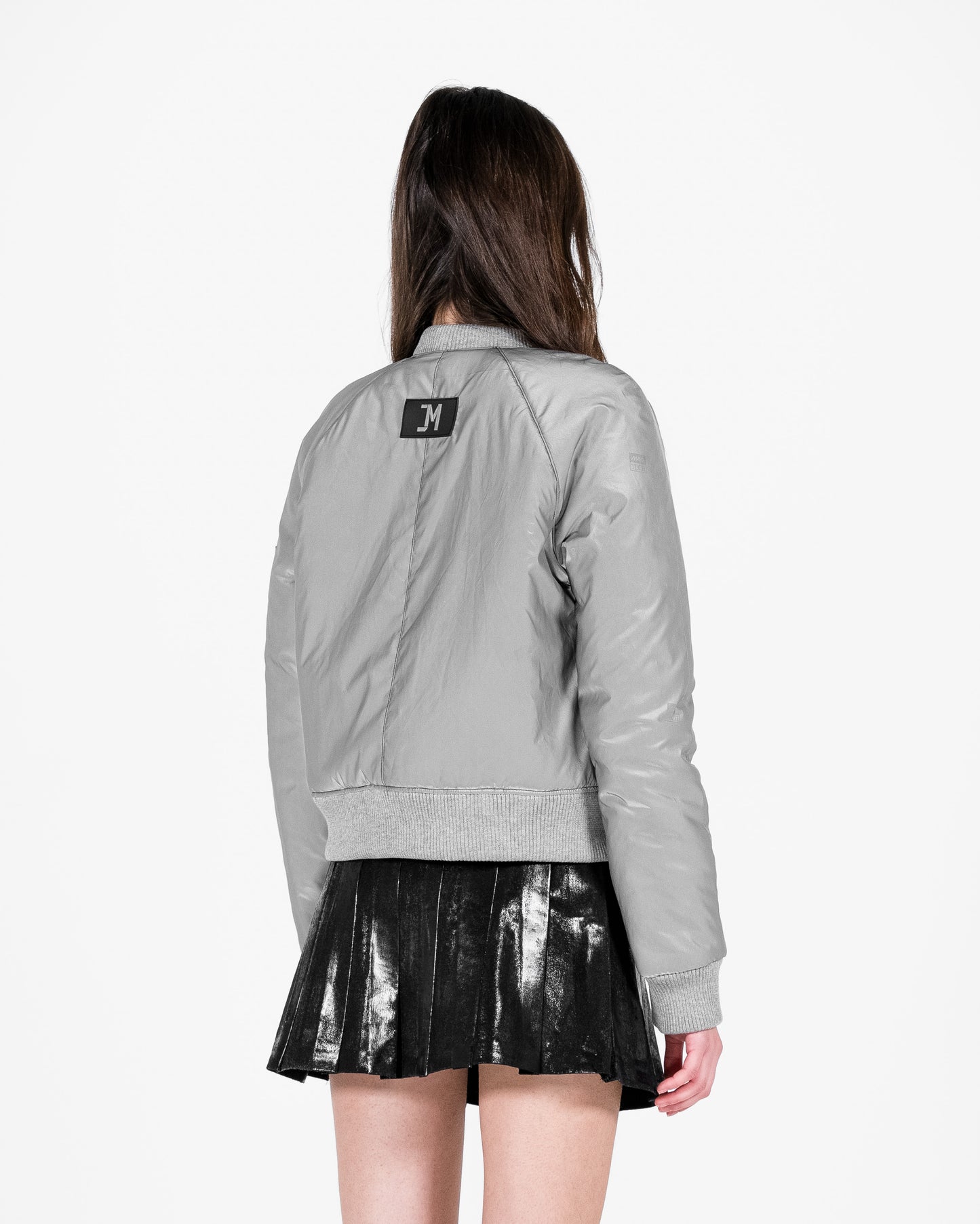 Reflective Bomber Jacket