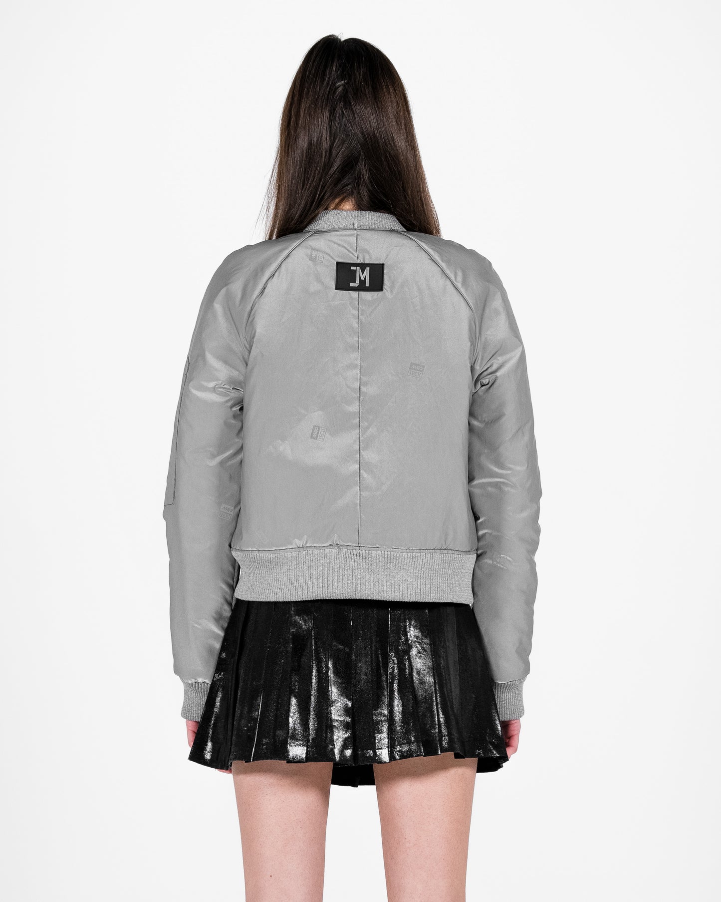 Reflective Bomber Jacket