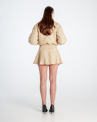 SCARS High-Waist Skirt Beige