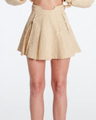 SCARS High-Waist Skirt Beige