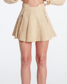 SCARS High-Waist Skirt Beige