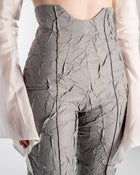 SCARS High-Waist Pants Grey