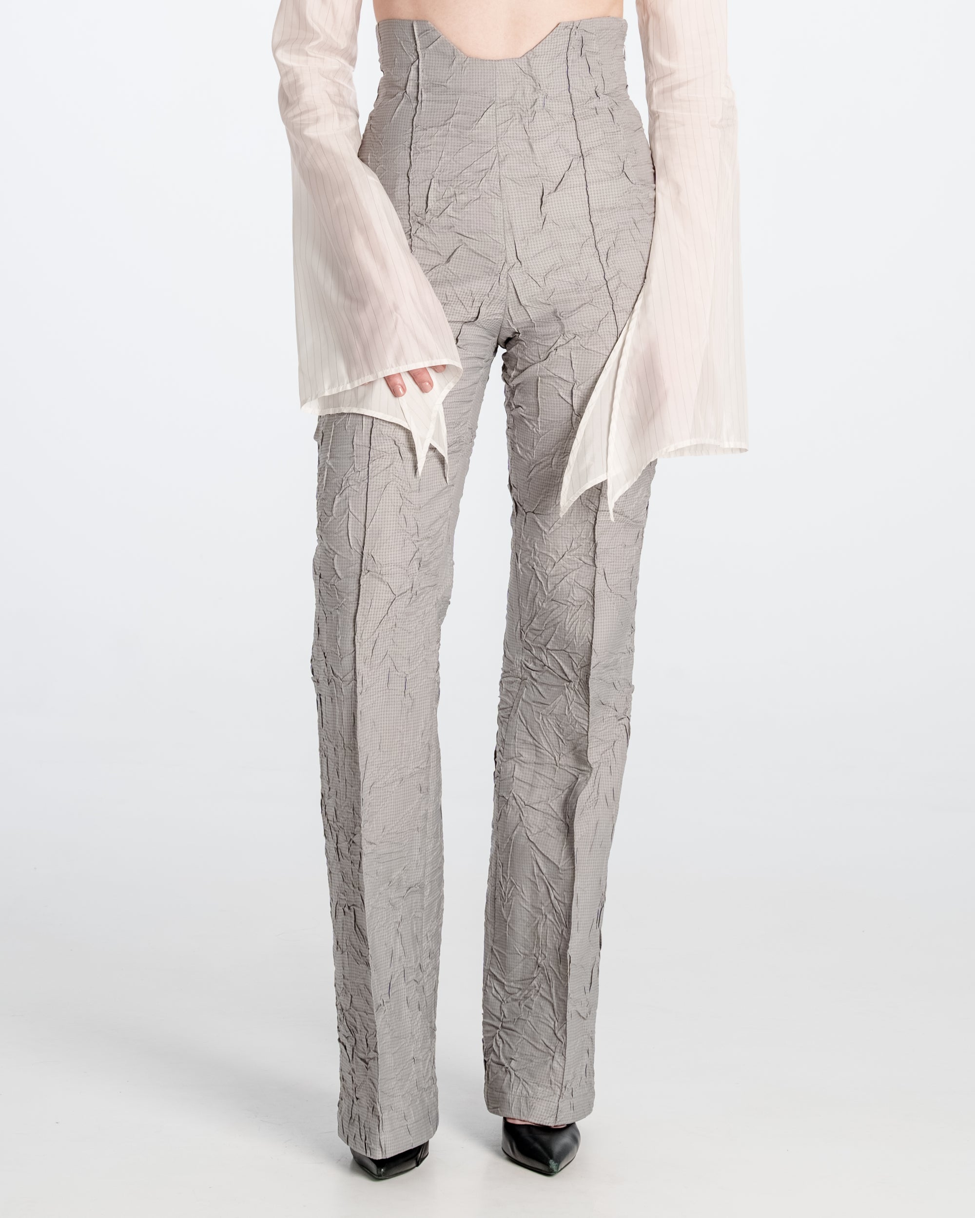SCARS High-Waist Pants Grey