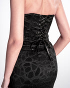 Woven Corset Black