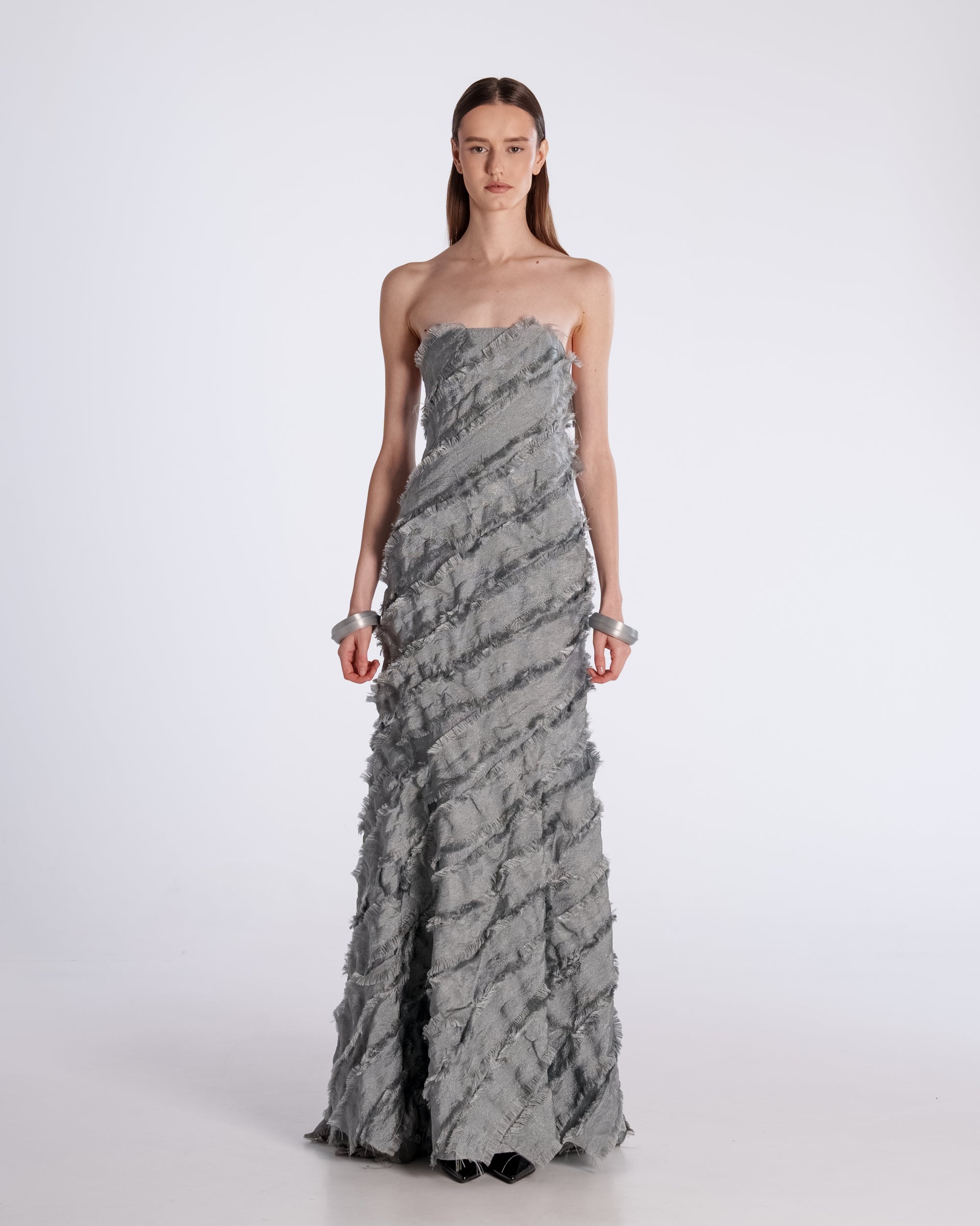 Evening Gown Silver