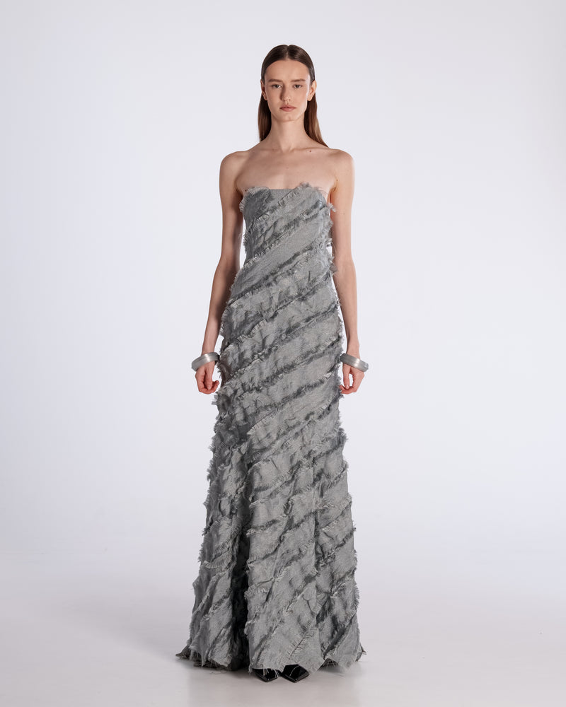 Evening Gown Silver