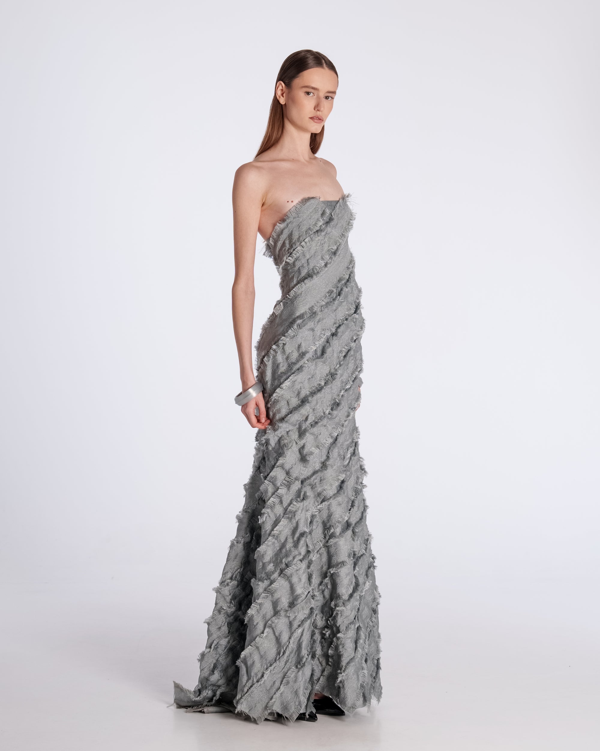 Evening Gown Silver