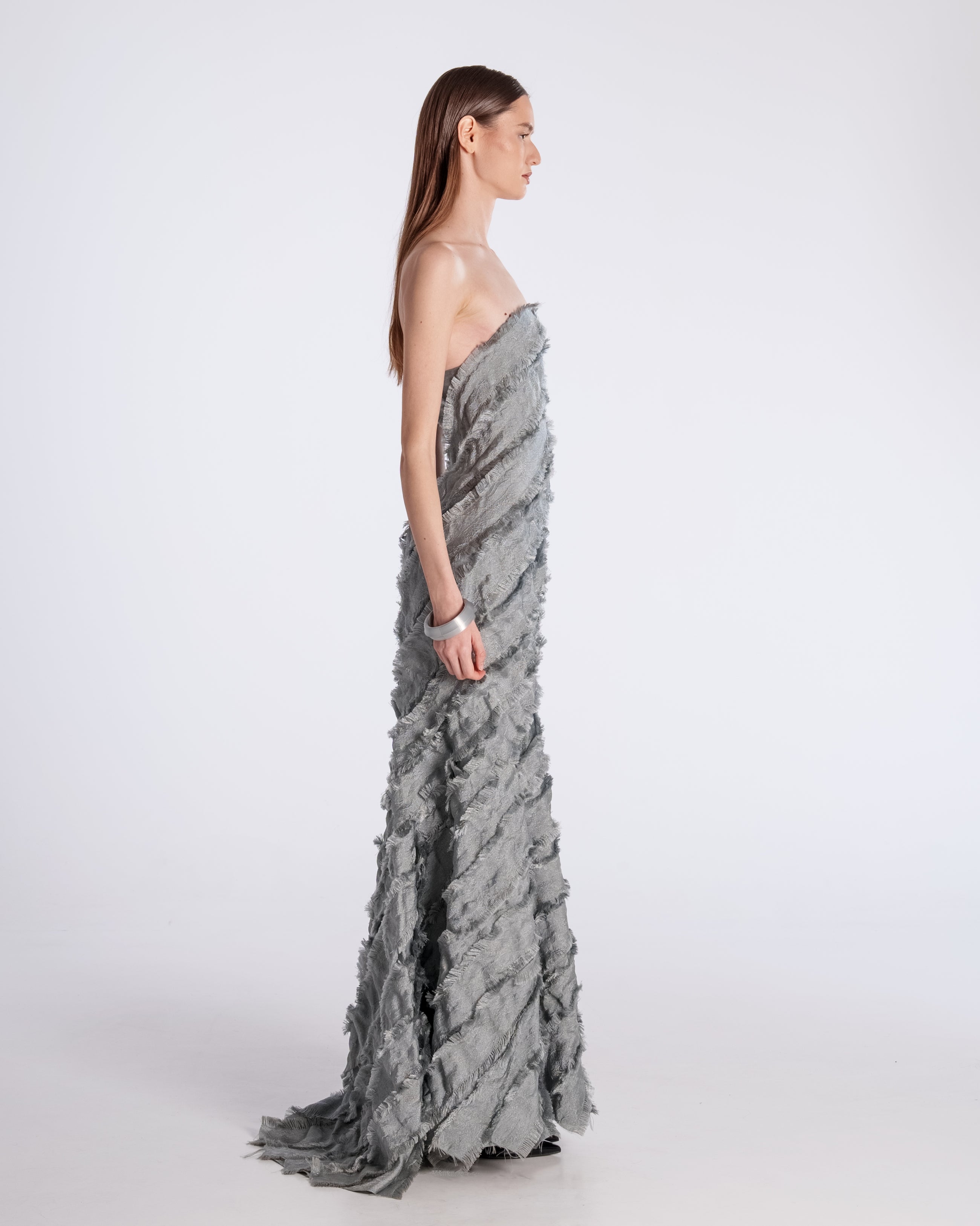 Evening Gown Silver