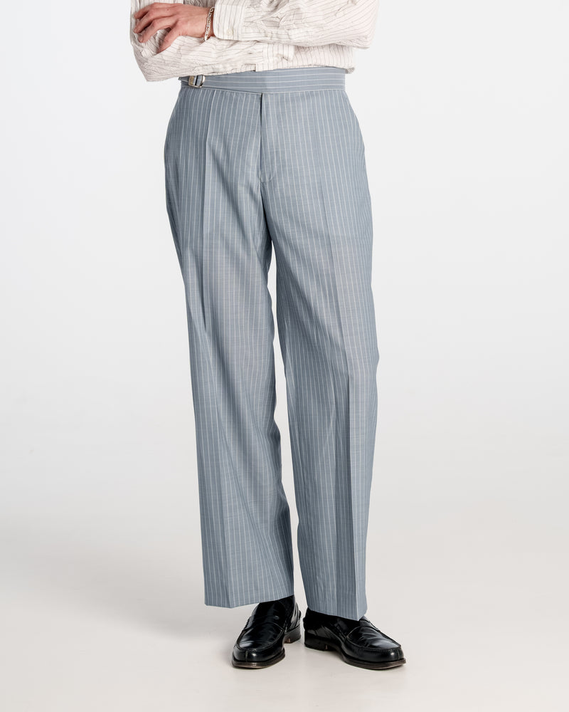 Office Pants 4.0 Striped Light Blue/Grey