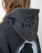 Eclipse Stonewashed Hoodie Black