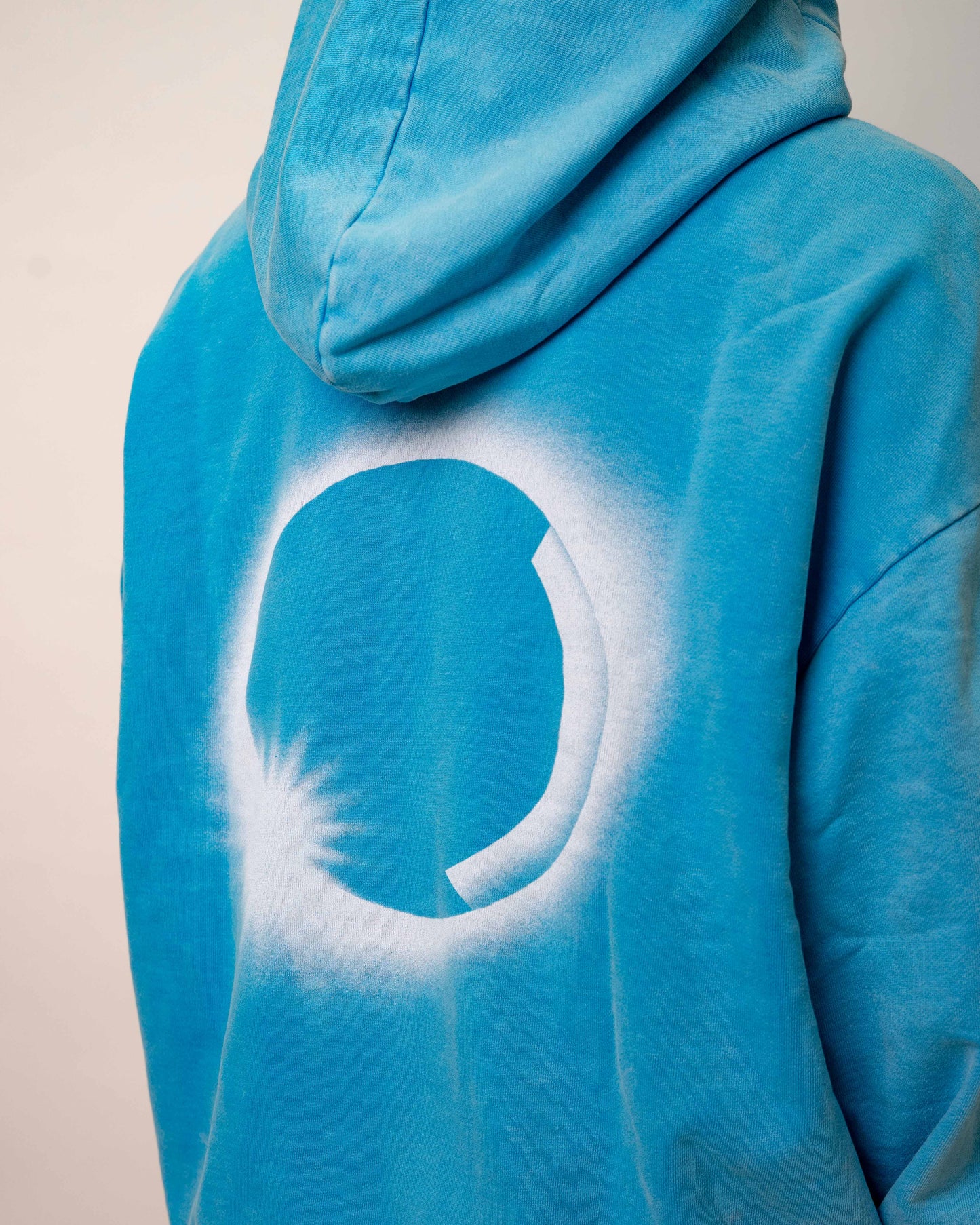 Eclipse Stonewashed Hoodie Blue