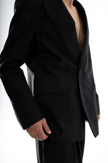 Office Striped Blazer